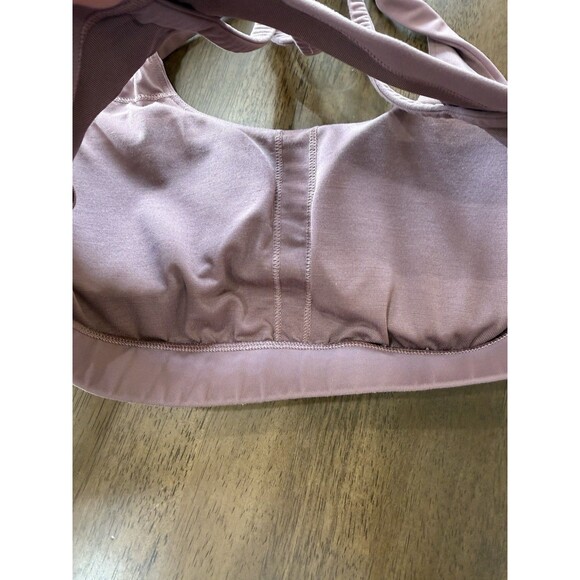 Lululemon Energy Bra Spiced Chai Mauve Crisscross Back Medium Support Size 6 - Picture 6 of 8